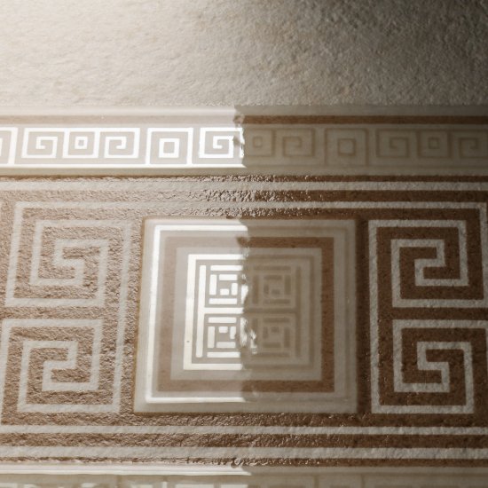 Плитка декор Axima Измир D светлая 600x300x9 мм