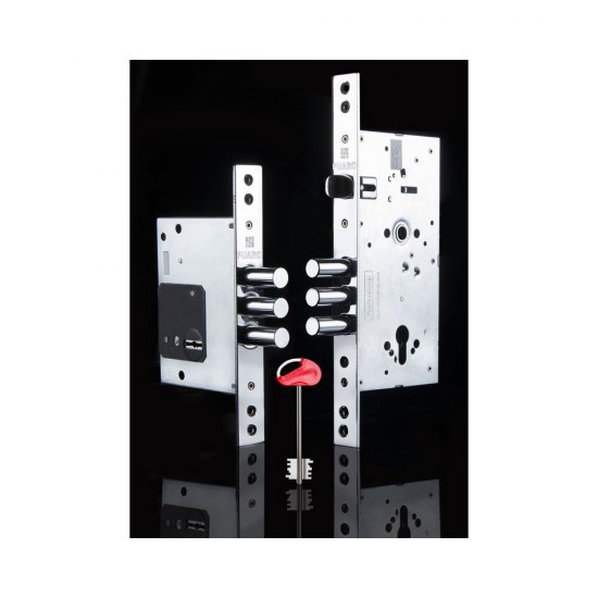 Замок врезной Fuaro V25C60.85.3R16 универсальный никель