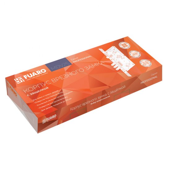 Замок врезной Fuaro V25C60.85.3R16 универсальный никель