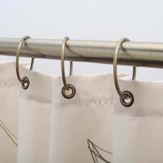 Кольца для штор Wess Itolo металлические сталь (12 шт.) (G77-58)