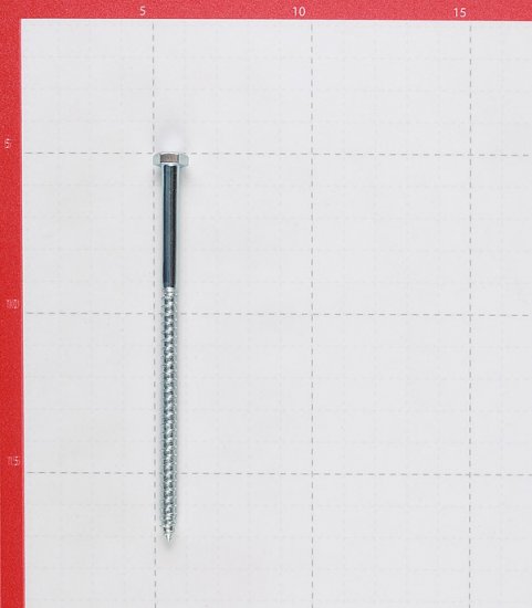 Болт сантехнический 6х120 мм DIN 571 оцинкованный (2 шт.)