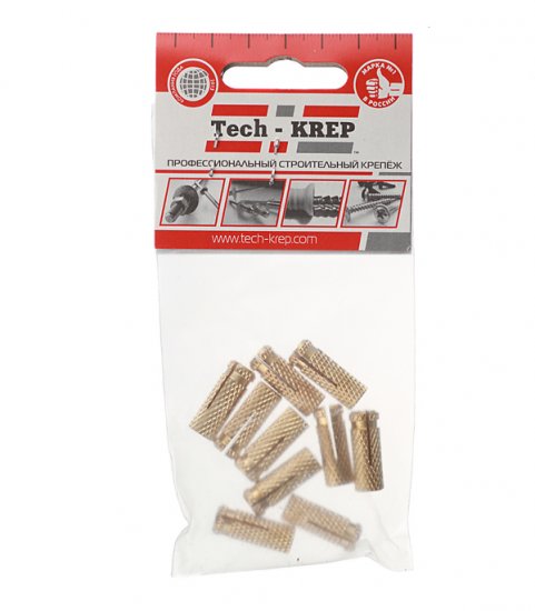 Анкер для бетона 6х25 мм латунный (10 шт.)