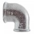 Угол переходный Gebo Platinum (90-22V) 3/4 ВР(г) х 1/2 ВР(г) чугунный оцинкованный