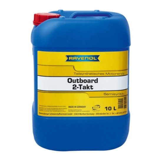 Моторное масло для лодочных моторов RAVENOL Outboardoel 2T teilsynth