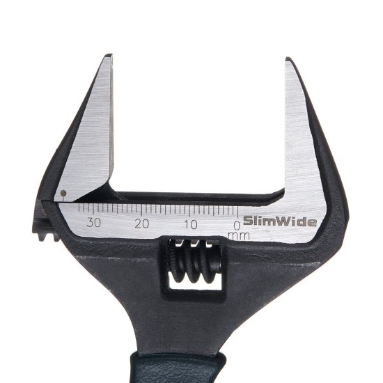 Ключ разводной с тонкими губками Kraftool Professional 150 мм с двухкомпонентной рукояткой