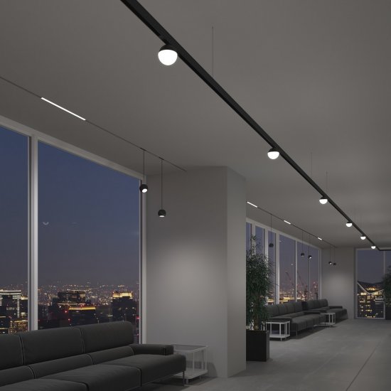 Светодиодный трековый светильник магнитный Elektrostandard Slim Magnetic 4200К 7 Вт 2,4 кв.м черный (85032/01)