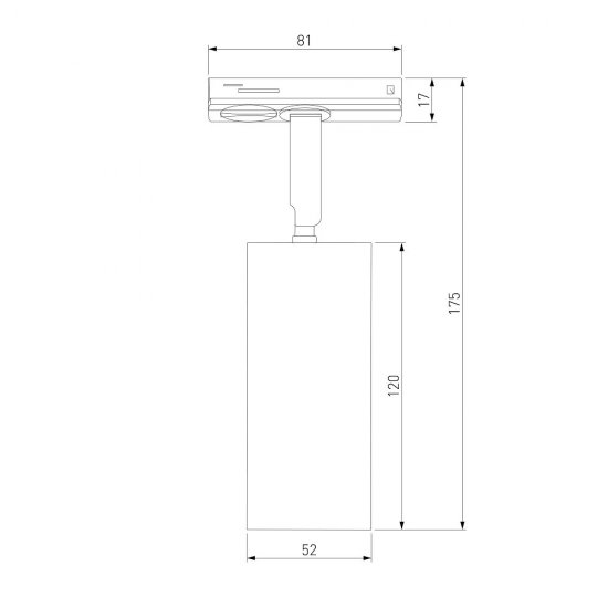 Светодиодный трековый светильник однофазный Elektrostandard Diffe 4200К 10 Вт 2,8 кв.м белый (85152/01)