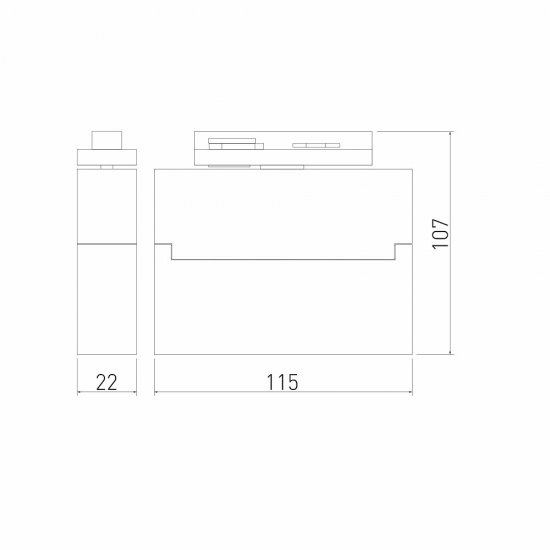 Светодиодный трековый светильник однофазный Elektrostandard Arda 4200К 10 Вт 2,5 кв.м черный (85015/01)