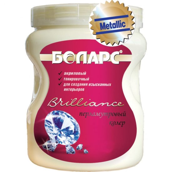 Краска БОЛАРС Vavilon - Brilliance Металлик (серебро) 5 кг