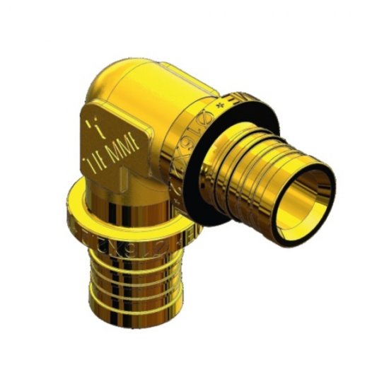 Угол Tiemme 25 х 25 мм латунь (1710194)