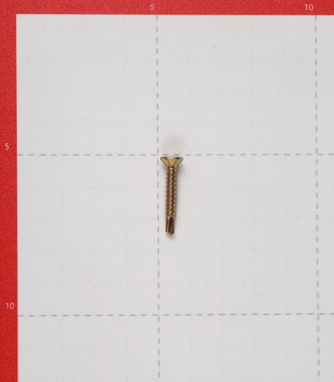 Саморезы оконные 25x3,9 мм с буром желтые (500 шт.)