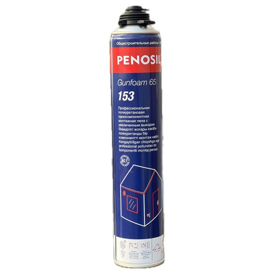 Пена монтажная профессиональная Penosil Premium Gunfoam 65 / Gunfoam 65 153 летняя 850 мл