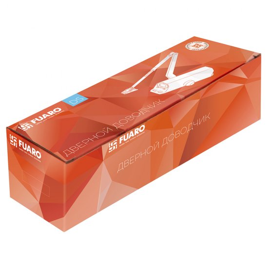 Доводчик дверной Fuaro (80-120 кг) серый