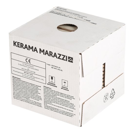 Плитка облицовочная Kerama Marazzi Бланше серая грань глянцевая 200х99х9,2 мм (40 шт.=0,792 кв.м)