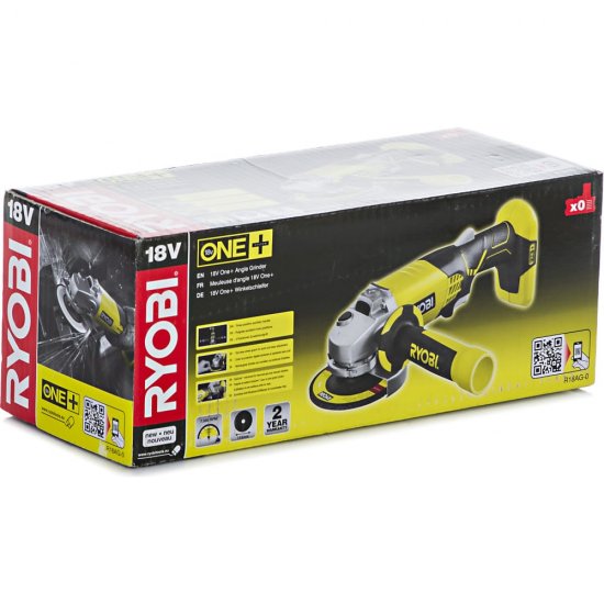 Аккумуляторная болгарка (ушм) Ryobi ONE+ R18AG-0