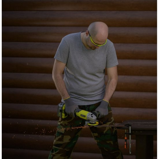 Аккумуляторная болгарка (ушм) Ryobi ONE+ R18AG-0