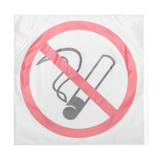 Наклейка Rexant Запрет курения самоклеящаяся 200х200 мм (5 шт.)