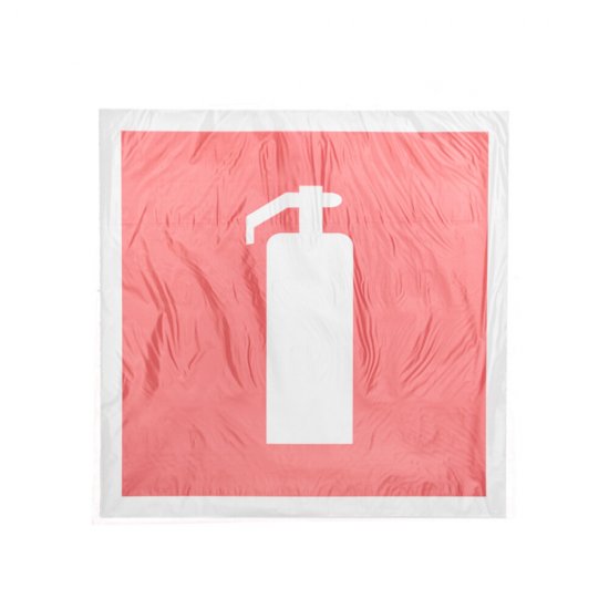 Наклейка Rexant знак пожарной безопасности Огнетушитель самоклеящаяся 200х200 мм (5 шт.)