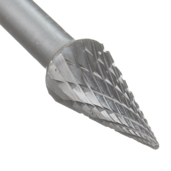 Борфреза коническая Debever DM 1020/6 D/C по металлу d10 мм твердосплавная