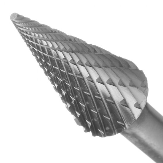 Борфреза коническая Debever DM 1225/6 D/C по металлу d12 мм твердосплавная