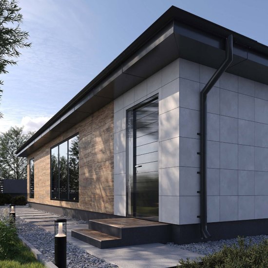 Керамогранит Estima Underground UN01 светло-серый 405х405х8 мм (11 шт.=1,804 кв.м)