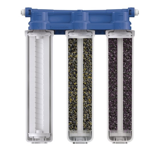 Фильтр для воды Барьер Эксперт Слим Стандарт трехступенчатый проточный с краном 5 мкм 10SL