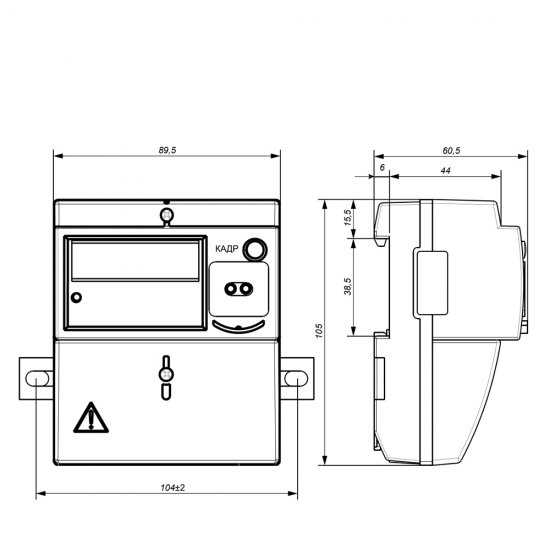 Счетчик электроэнергии Энергомера 145 JA однофазный двухтарифный электронный 5(60) А на DIN-рейку/монтажную плату