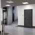 Дверь входная Torex Профи правая букле графит - кт белый 860х2050 мм