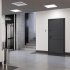 Дверь входная Torex Профи правая букле графит - кт белый 950х2050 мм