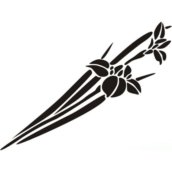 Виниловый трафарет STMDECOR Ирис