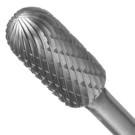 Борфреза сфероцилиндрическая Debever DC 1225/6 D/C по металлу d12 мм твердосплавная