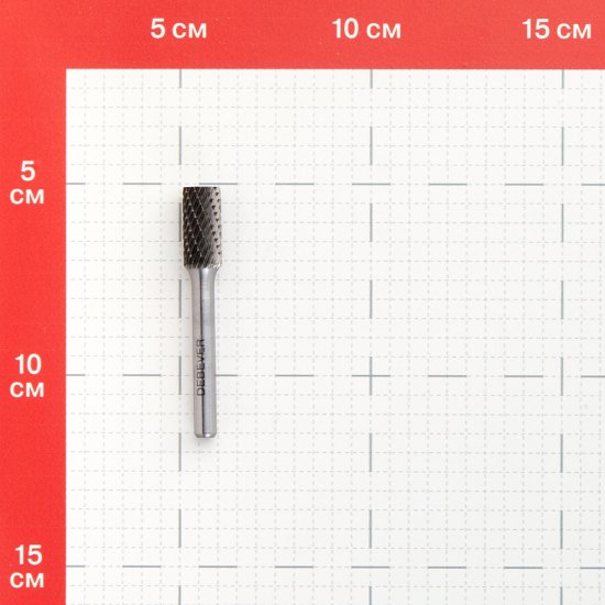 Борфреза цилиндрическая Debever DA 1020/6 D/C по металлу d10 мм твердосплавная