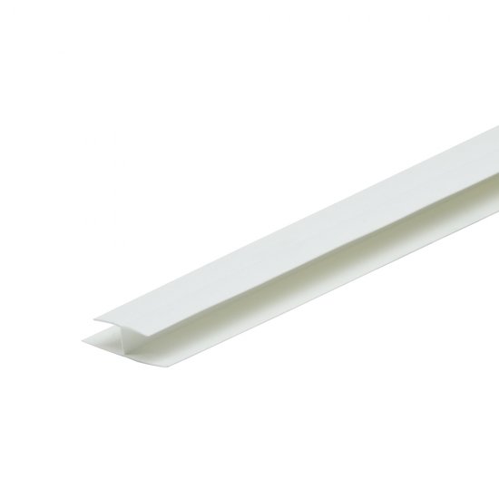 Профиль соединительный для панелей 10х40х3000 мм ПВХ гладкий белый