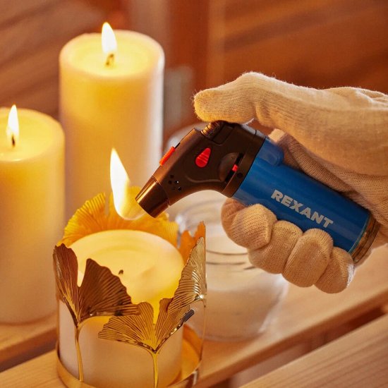 Зажигалка турбо Rexant GT-11 заправляемая