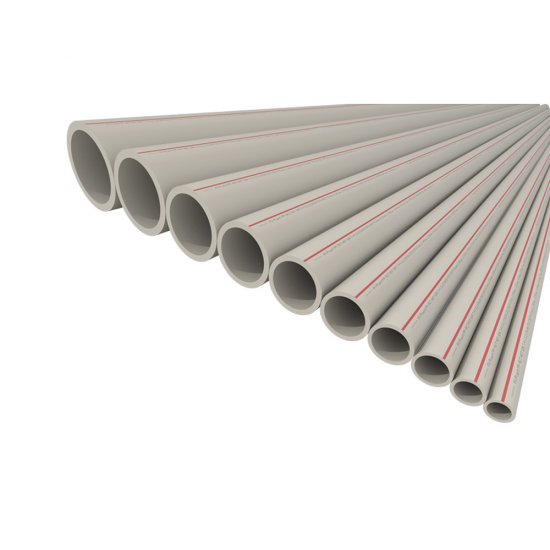 Труба полипропиленовая FV-Plast Hot увеличенный проход 32х2000 мм PN28 серая (101032/101032-D/AA1120320)