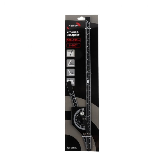 Угломер-квадрант Hesler 500 мм алюминиевый
