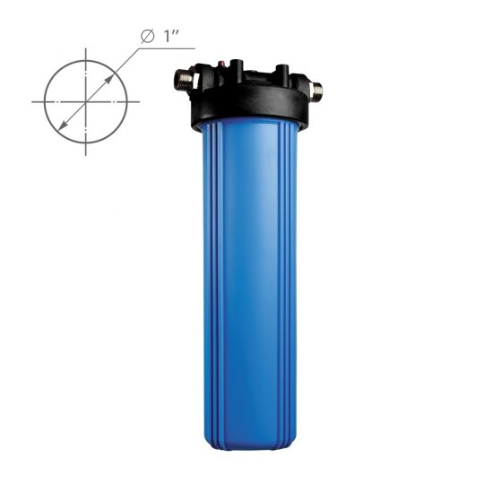 Корпус фильтра Барьер Профи для холодной воды полипропиленовый 20BB G1 синий