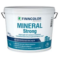 Краска фасадная Finncolor Mineral Strong акриловая база LAP/MRA белая 9 л