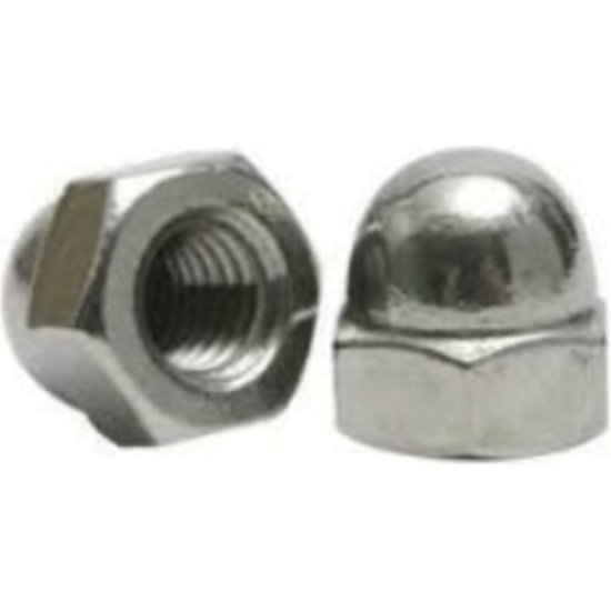 Колпачковая оцинкованная гайка ЦКИ M6 DIN1587 500 шт.