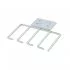 Кабельная гребенка для шкафов и ZPAS Hyperline CMW-4U-CMB