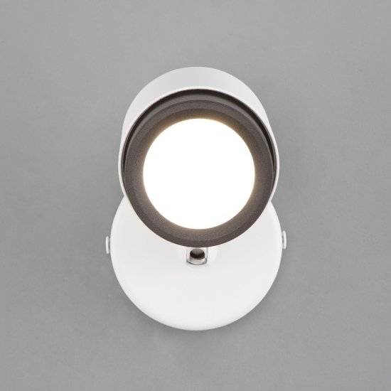 Спот настенный Eurosvet Morgan GU10 35 Вт 4 кв.м белый/черный IP20 (a056160)