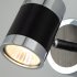 Спот настенный Eurosvet Prime GU10 50 Вт 3 кв.м хром/черный IP20 (a058083)