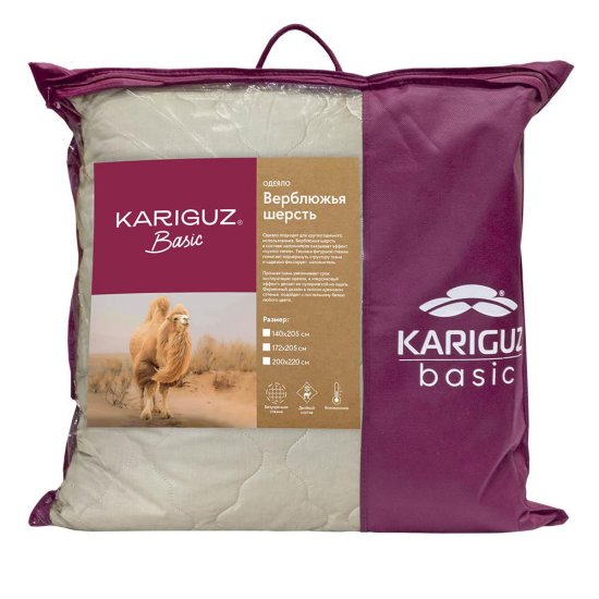 Подушка 70х70 см верблюжья шерсть Kariguz (ПВШ15-5)