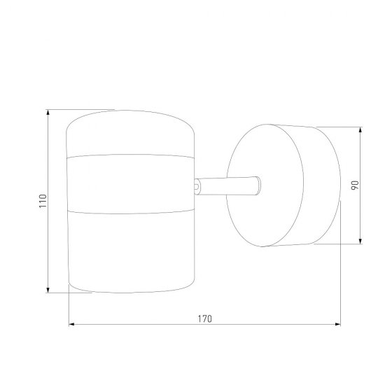 Спот светодиодный настенный Eurosvet Oskar 4200 К 9 Вт 3 кв.м белый IP20 (a045464)