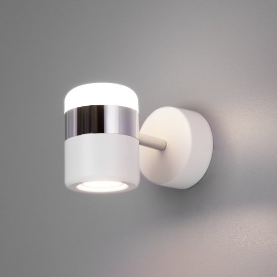 Спот светодиодный настенный Eurosvet Oskar 4200 К 9 Вт 3 кв.м белый IP20 (a045464)