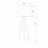 Торшер TK Lighting E27 60 Вт черный IP20 (a059942)
