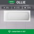 Ванна акриловая Ollie 170х75 см без ножек (01ол1775)