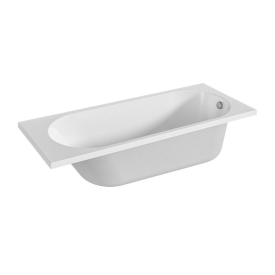 Ванна акриловая 1Marka Monck 160х70 см без ножек (01атл1670)