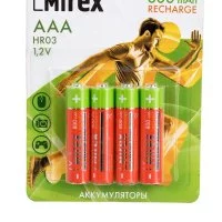 Аккумулятор Mirex 23702-HR03-08-E4