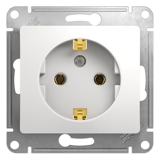 Одноместный механизм розетки Systeme Electric GLOSSA